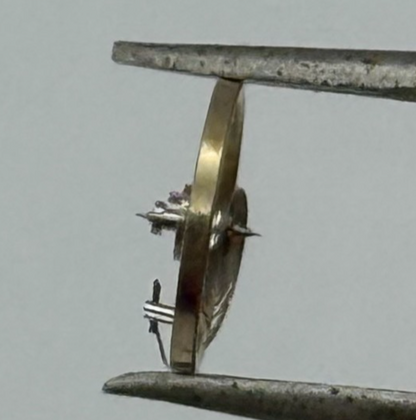 FHF 59-21 Balance Wheel Complete And Spring  1353 Watch Movement Parts 