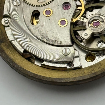 AS 2061 Date Watch Movement Rotary Manual Wind Vintage Swiss Parts Repair 25.5mm