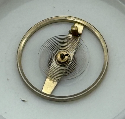Oris 671 672 Balance Wheel Complete And Spring 8¾’’’ 1724 M Watch Movement Parts