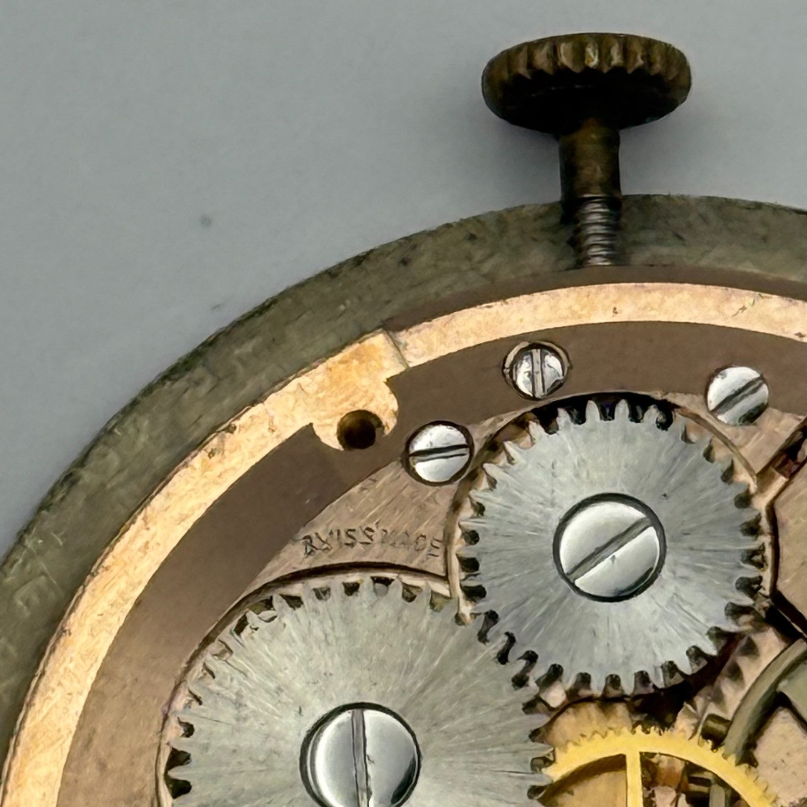 ETA 2391 Watch Movement Everite Running Manual Wind Vintage Parts Repair 25.8mm
