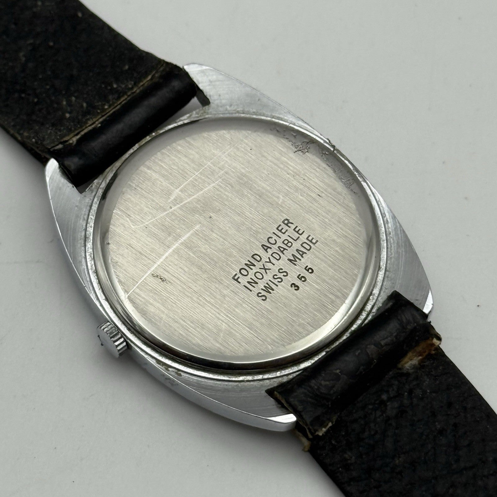 32mm Vintage Mens Limit FHF ST 69-21 Swiss Manual Wind Watch PARTS REPAIR