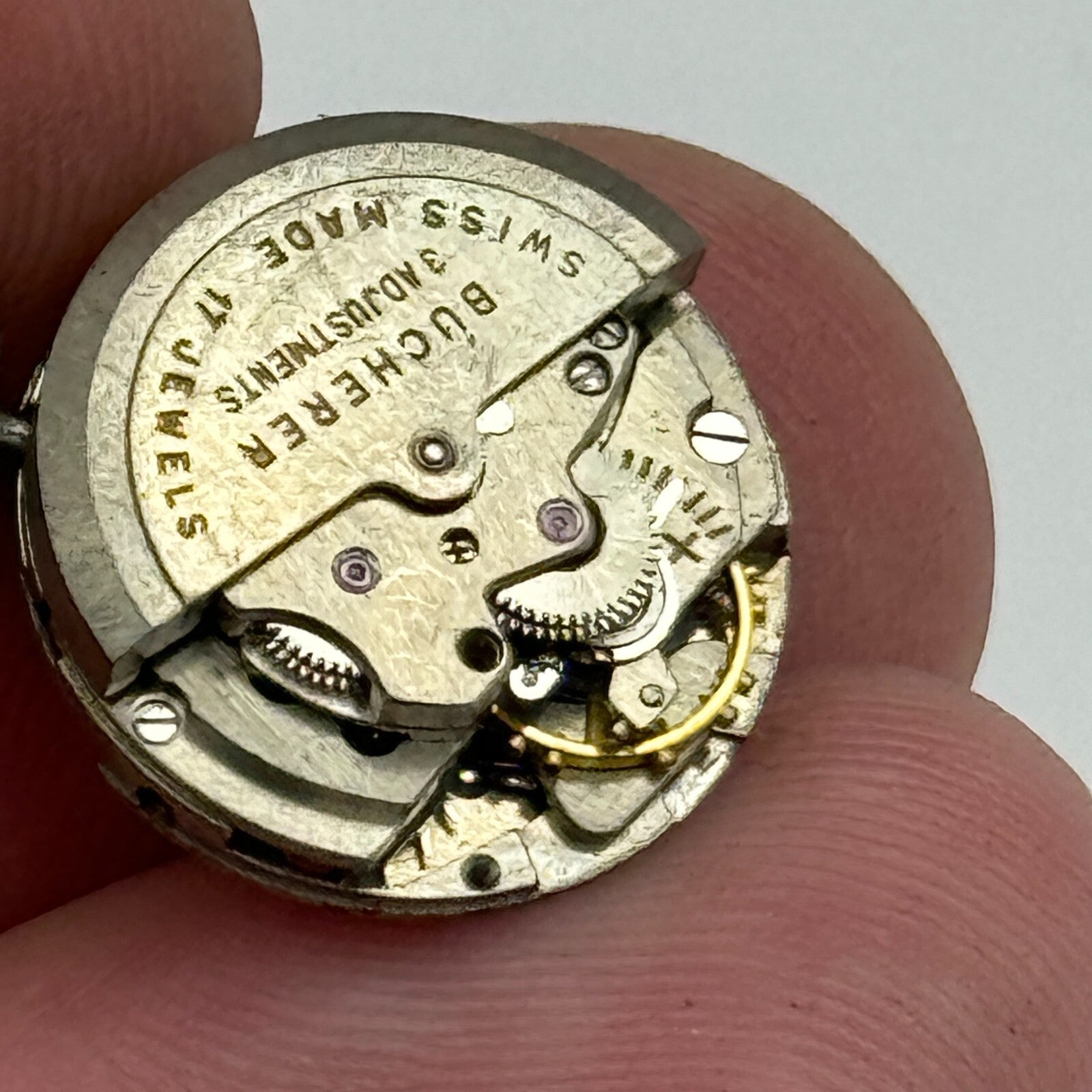 16.1mm Running Bucherer AS 1477 Automatic Ladies Swiss Watch Movement PARTS