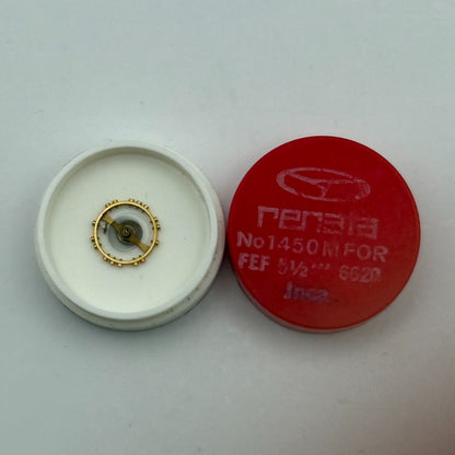 FEF 6620 Balance Wheel Complete And Spring 5½’’’ 1450 M Watch Movement Parts