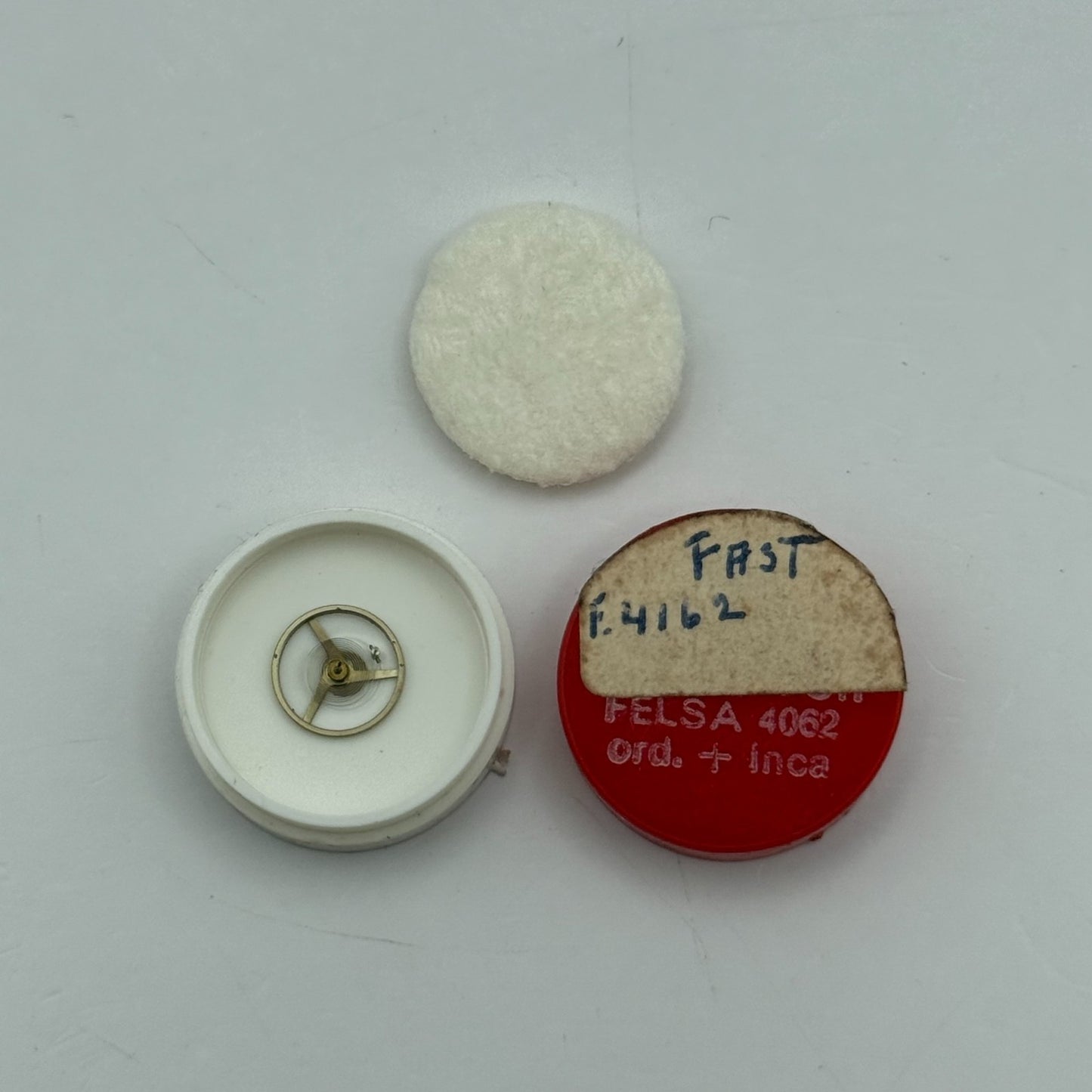 Felsa 4062 Balance Wheel Complete And Spring 1245 M Watch Movement Parts NOS