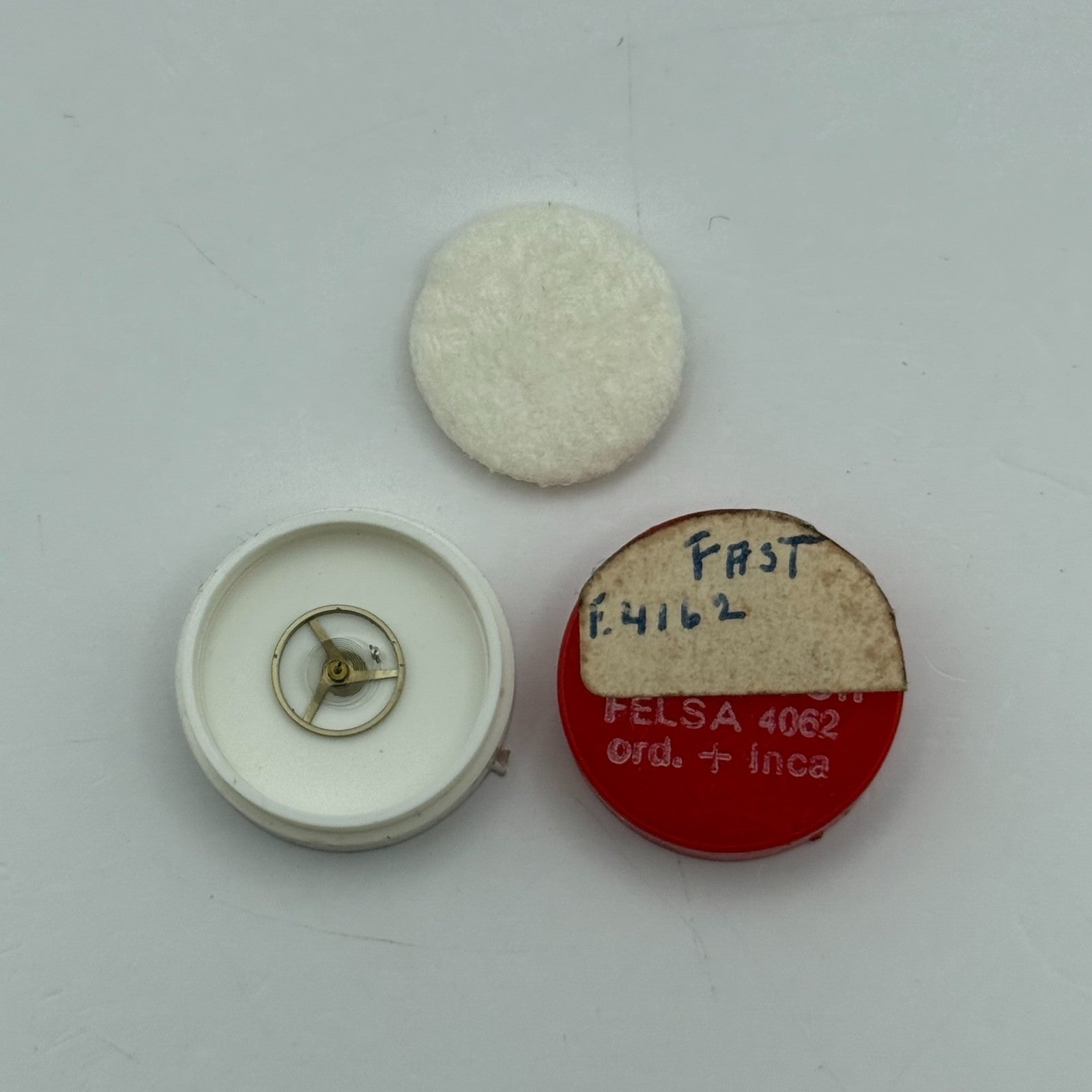 Felsa 4062 Balance Wheel Complete And Spring 1245 M Watch Movement Parts NOS