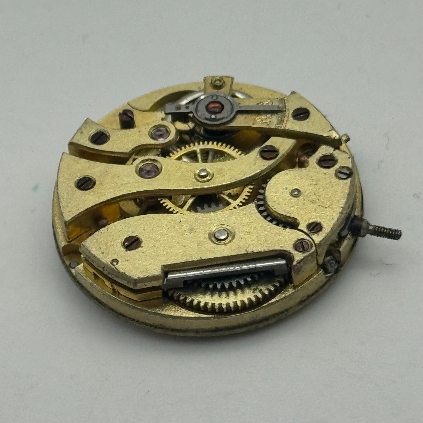 24.1mm Unidentified High Grade Manual Wind Watch Movement Vintage PARTS REPAIR