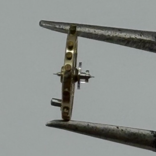 Derby 127 Balance Wheel Complete And Spring 5 1/4’’’ 103 Watch Movement Parts