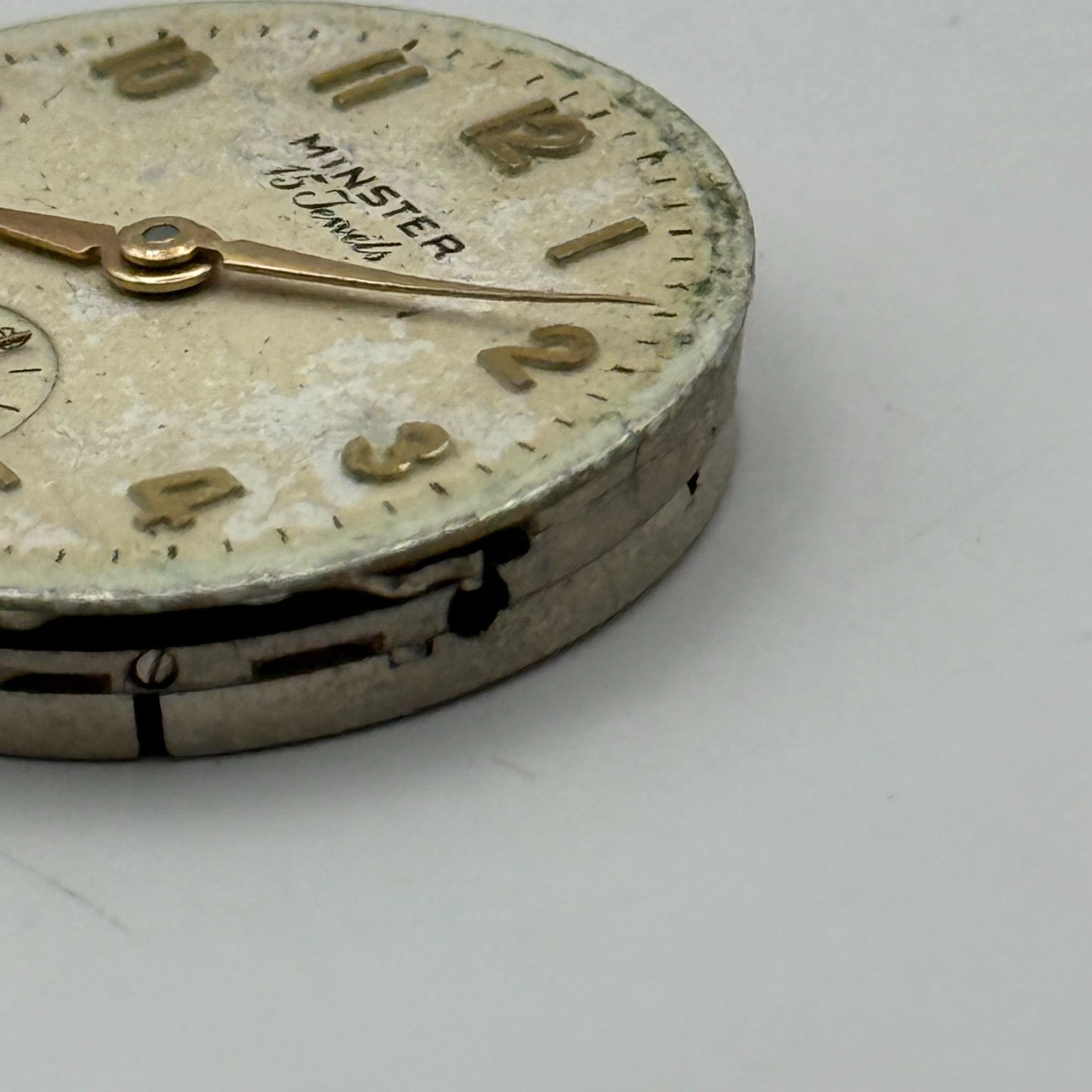 AS 1002 984 Watch Movement Minster Manual Wind Vintage Swiss Parts Repair 24mm