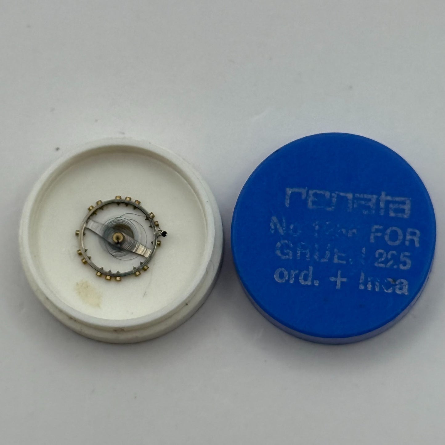 Gruen 225 Balance Complete Ord. + Inca Renata No Unclear Watch Movement Parts