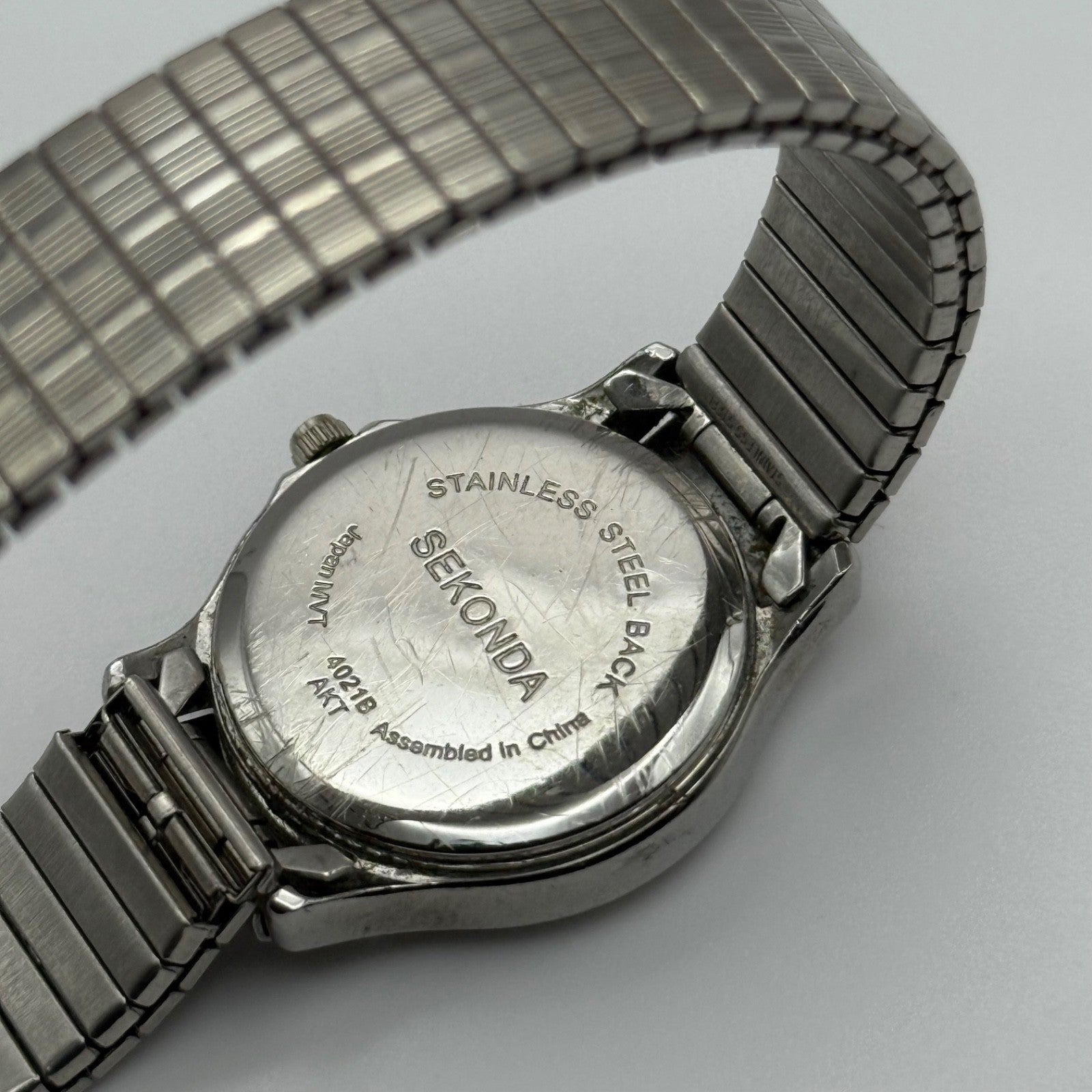 Sekonda Ladies Watch Quartz 4021B Japan Mvt Steel Expandable Working 25mm