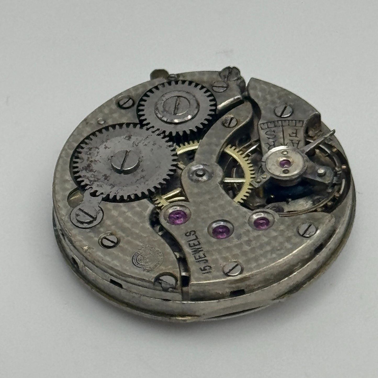 25mm Dreadnought 15 Jewels Swiss Trench Watch Movement Manual Wind PARTS SPARES