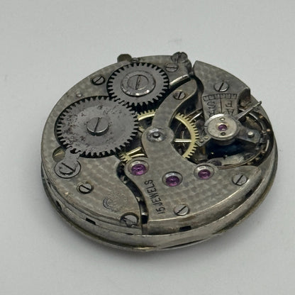 25mm Dreadnought 15 Jewels Swiss Trench Watch Movement Manual Wind PARTS SPARES