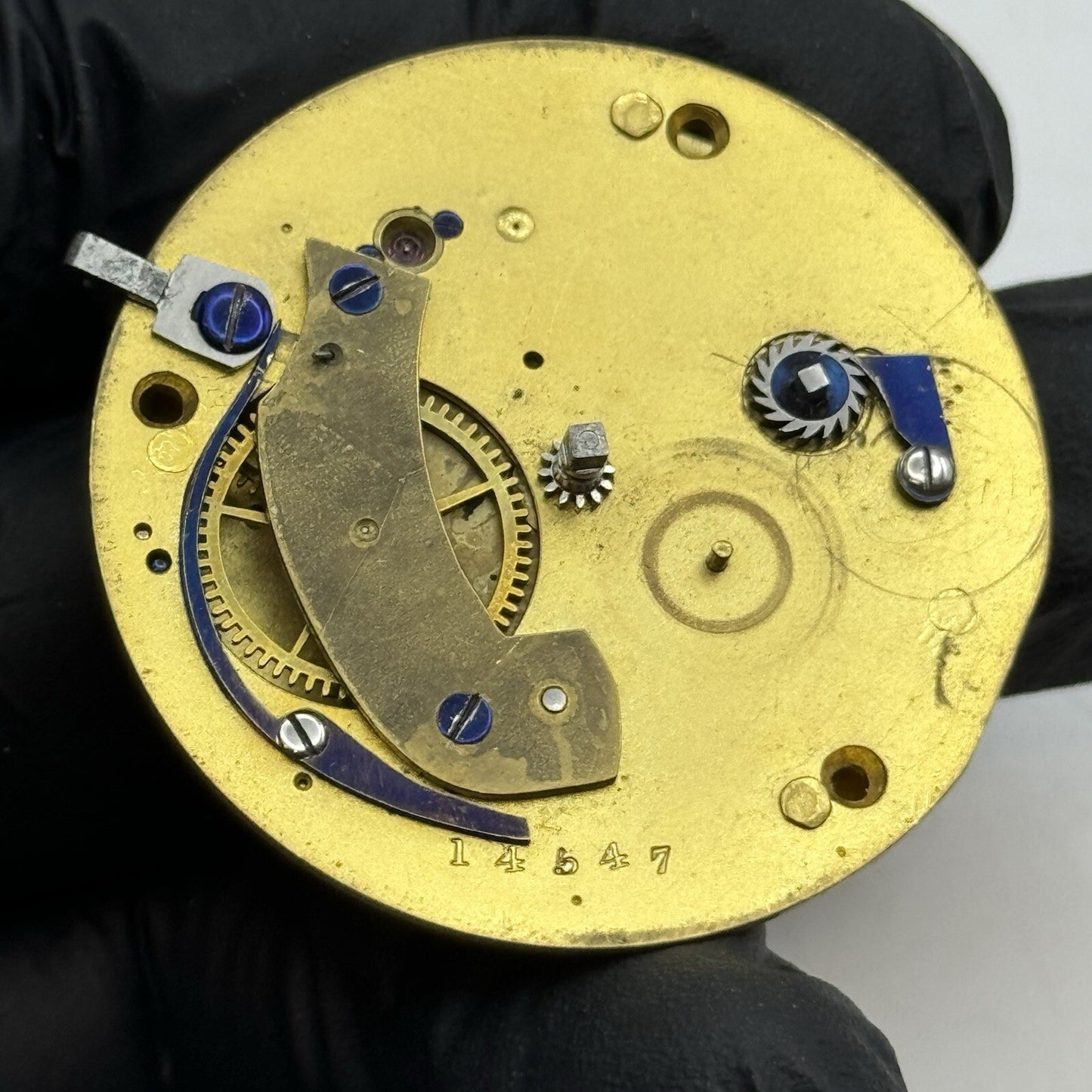 41.6mm Jones Strand Fusee Chain Present Pocket Watch Movement FOR PARTS