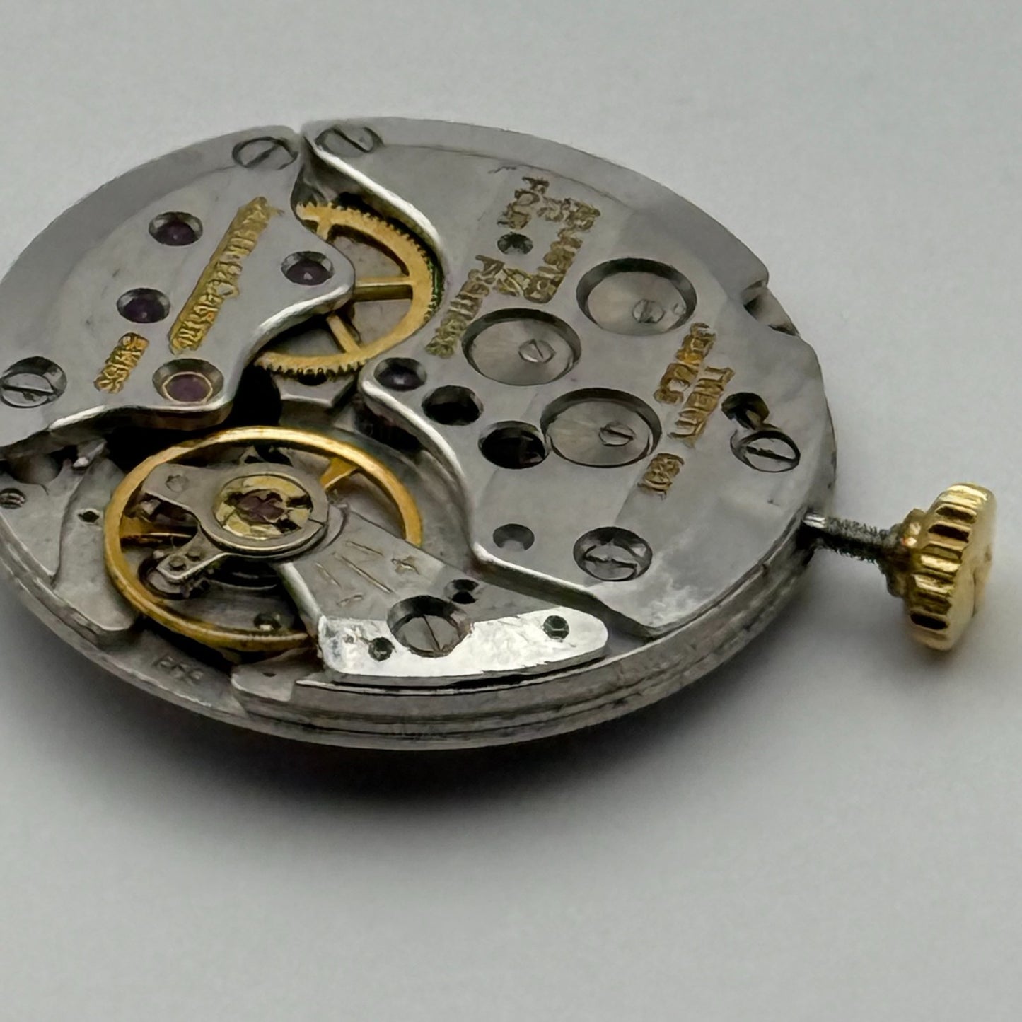 Jaeger Le Coultre 895 Thin Watch Movement Square Dial Vintage Parts Repair 21mm