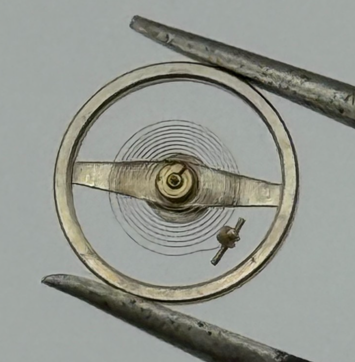 Oris 380 Balance Wheel Complete And Spring 6¾-8’’’ 398 M Watch Movement Parts 