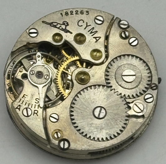 23.6mm Cyma Ref . 030 Sub Seconds Trench Watch Movement Vintage Swiss PARTS