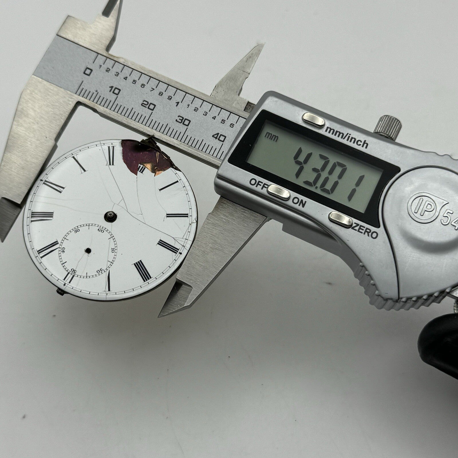 Robert Roskell Liverpool Cylinder Escapement Four Holes Pocket Watch Movement