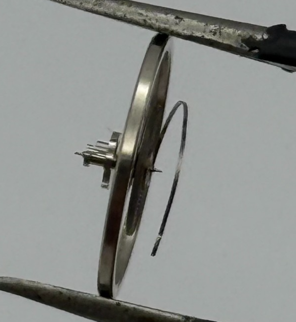 Oris 461 Balance Wheel Complete And Spring  10½’’’ 381 Watch Movement Parts 