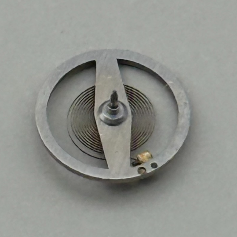 Brac 2021 Balance Wheel Complete And Spring  5¼’’’ 69 M Watch Movement Parts NOS