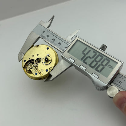 45.3mm Antique Dimier Freres & Cie D F & C Key Wound Pocket Watch Movement PARTS