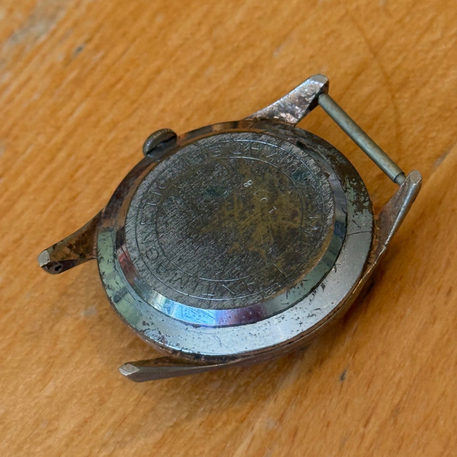 33mm Vintage Wilson De Luxe Brevete 314705 Manual Wind 17 Jewels Watch FOR PARTS