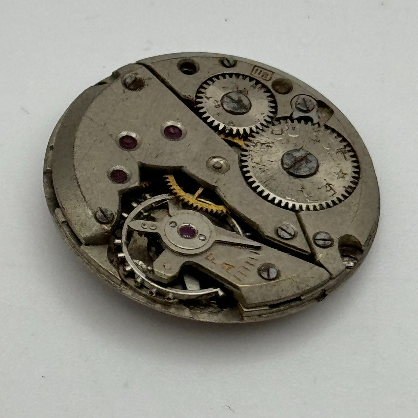 23.6mm Ebel Fab Suisse Cal 118 Manual Wind Swiss Watch Movement Vintage PARTS