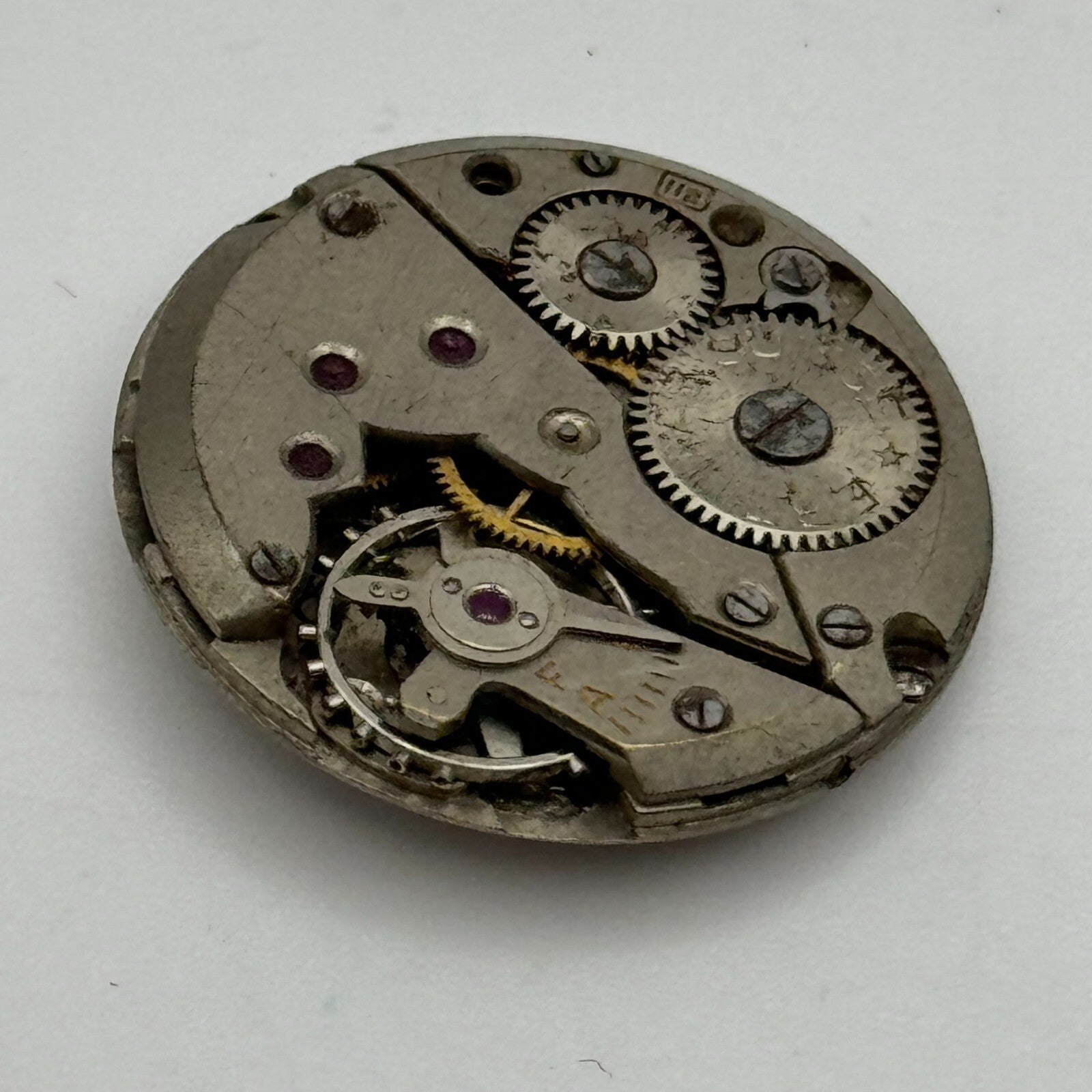 23.6mm Ebel Fab Suisse Cal 118 Manual Wind Swiss Watch Movement Vintage PARTS