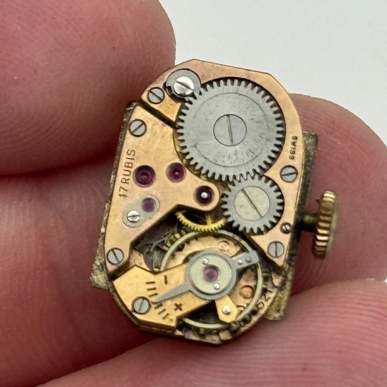 13mm Ladies Running Nigedo Unitas UT 521 Manual Wind Swiss Watch Movement PARTS