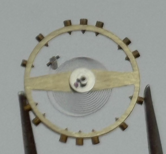 FHF 70 Balance Wheel Complete And Spring 10 1/2''' 201 M Watch Movement Parts