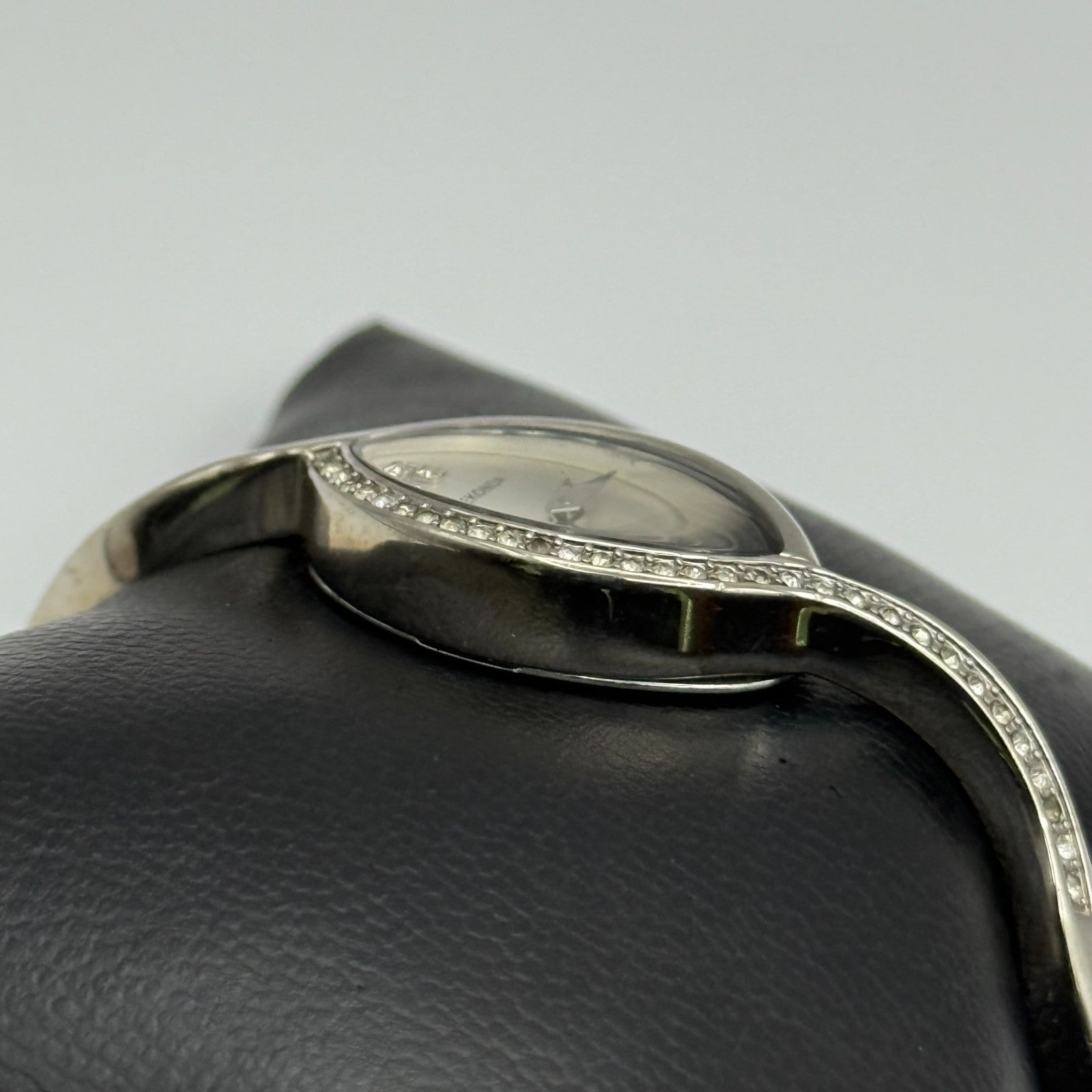 Sekonda Ladies Quartz Watch Crystal Accents Silver Tone Bracelet Working 17mm