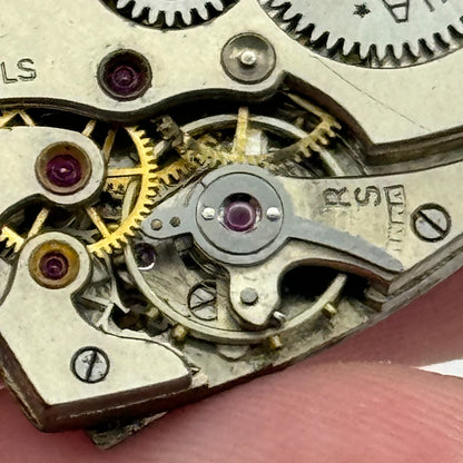 20mm Men's Helvetia 75A Tank Sub Seconds Watch Movement Manual Wind Swiss PARTS