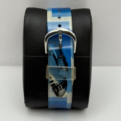 34mm Working RARE Zeon R2-D2 Lucasfilm LTD Blue 34mm Quartz Watch New Battery