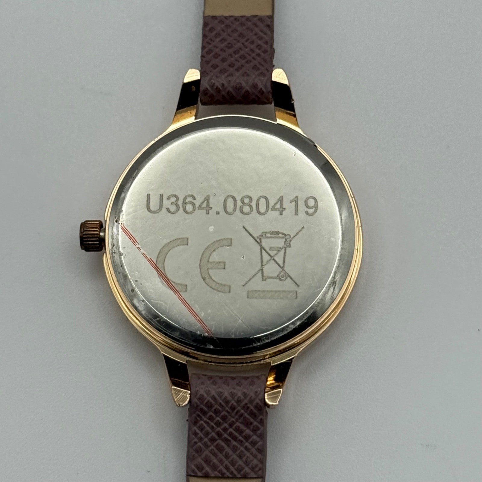 Ladies Pierre Cardin Watch Working New Battery Pink Strap Quartz 28mm