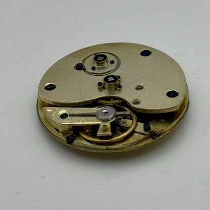 38.5mm Antique Unidentified Key Wound Pocket Watch Movement PARTS SPARES REPAIRS