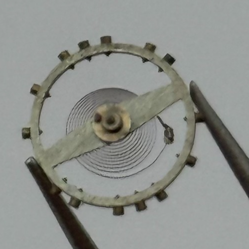 AV 41 Balance Wheel Complete And Spring 5 1/4’’’ Renata Watch Movement Parts NOS