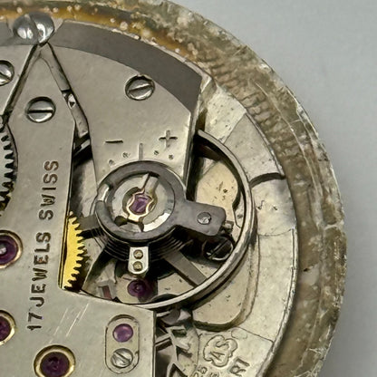 Summit AS 1525 1526 Watch Movement Running Manual Wind Vintage Parts 25.8mm