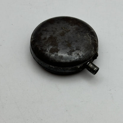 33mm Antique Beautiful Porcelain Dial Gun Metal Grey Fob Pocket Watch PARTS