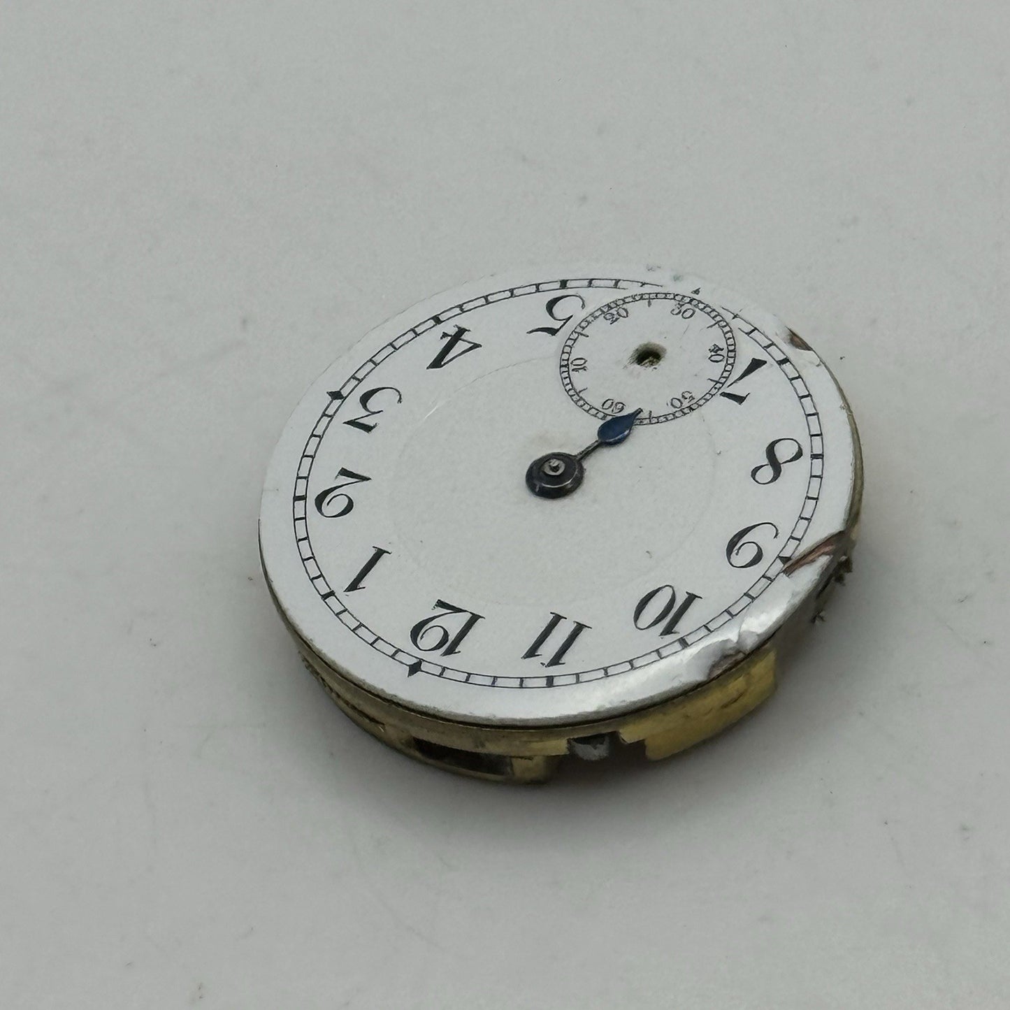 25mm Prot Swiss Porcelain Manual Wind Vintage Watch Movement Good Balance PARTS
