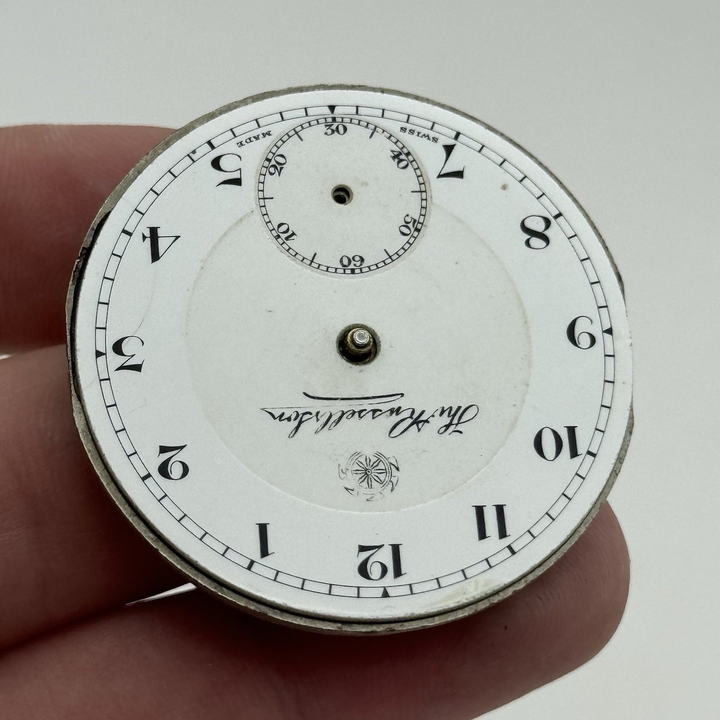 41.7mm Thomas Russell & Son Tempus Fugit Hunter Pocket Watch Movement PARTS