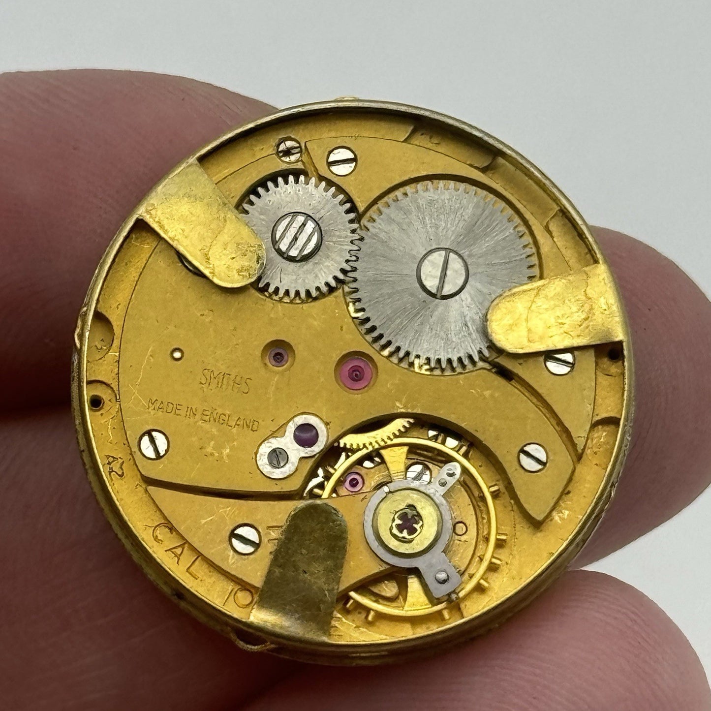27.8mm Men’s Smiths Imperial 10104E Manual Wind Watch Movement PARTS REPAIR