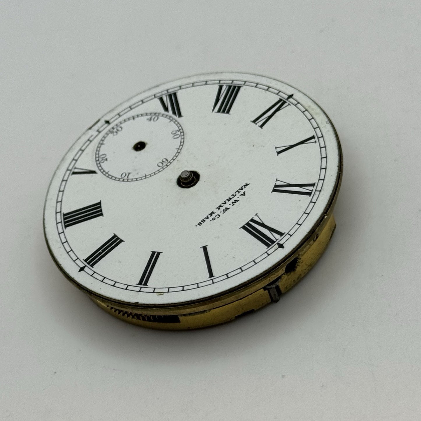 16S Antique Waltham Bond St Model 1888 Open Face Pocket Watch Movement PARTS