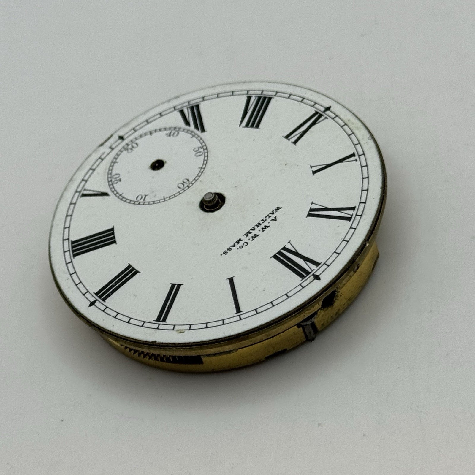 16S Antique Waltham Bond St Model 1888 Open Face Pocket Watch Movement PARTS