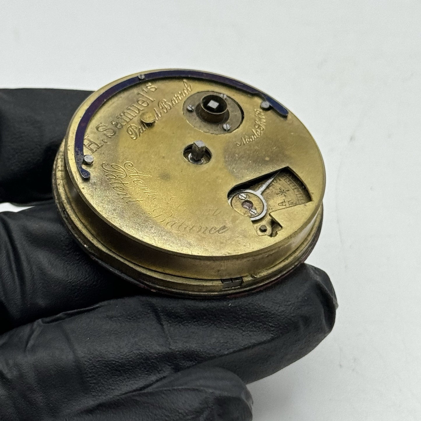 43.1mm Antique H Samuel Acme Lever Patent Balance Pocket Watch Movement - PARTS