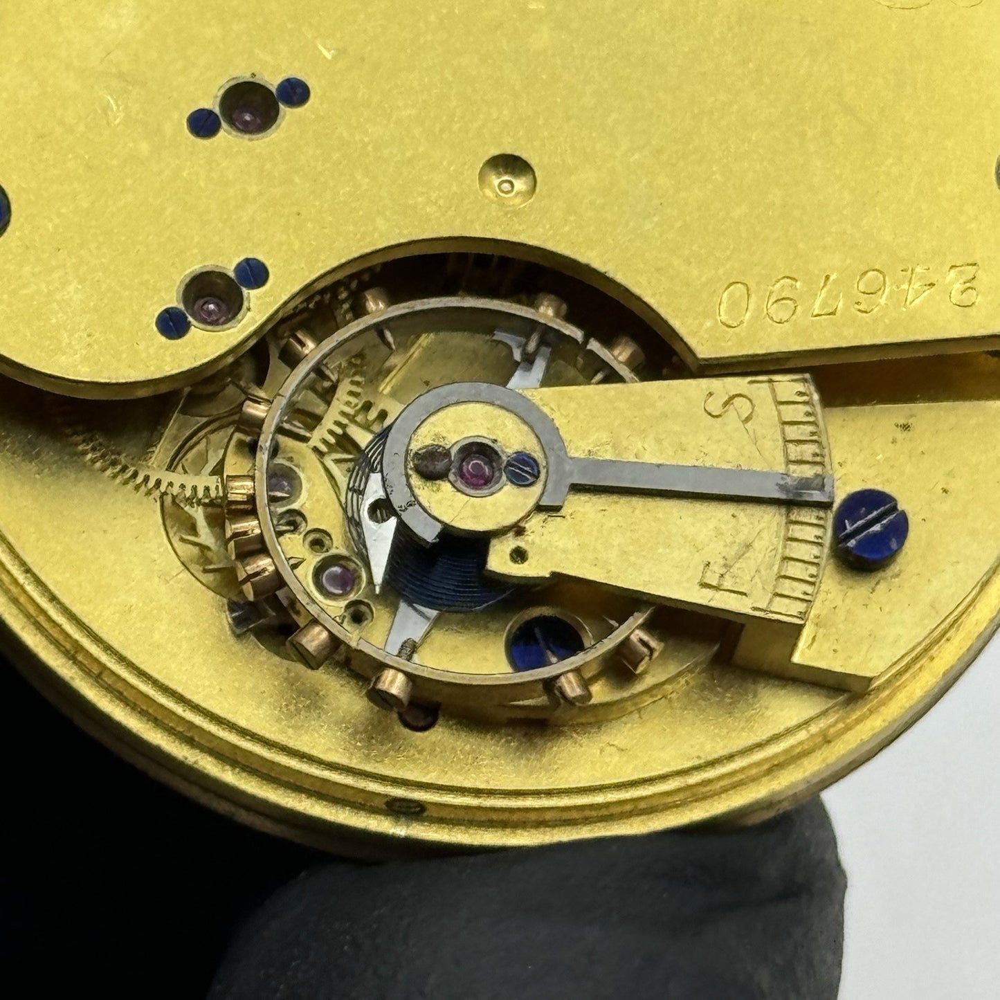 41.3mm Antique High Quality Rotherham’s London Pocket Watch Movement - PARTS