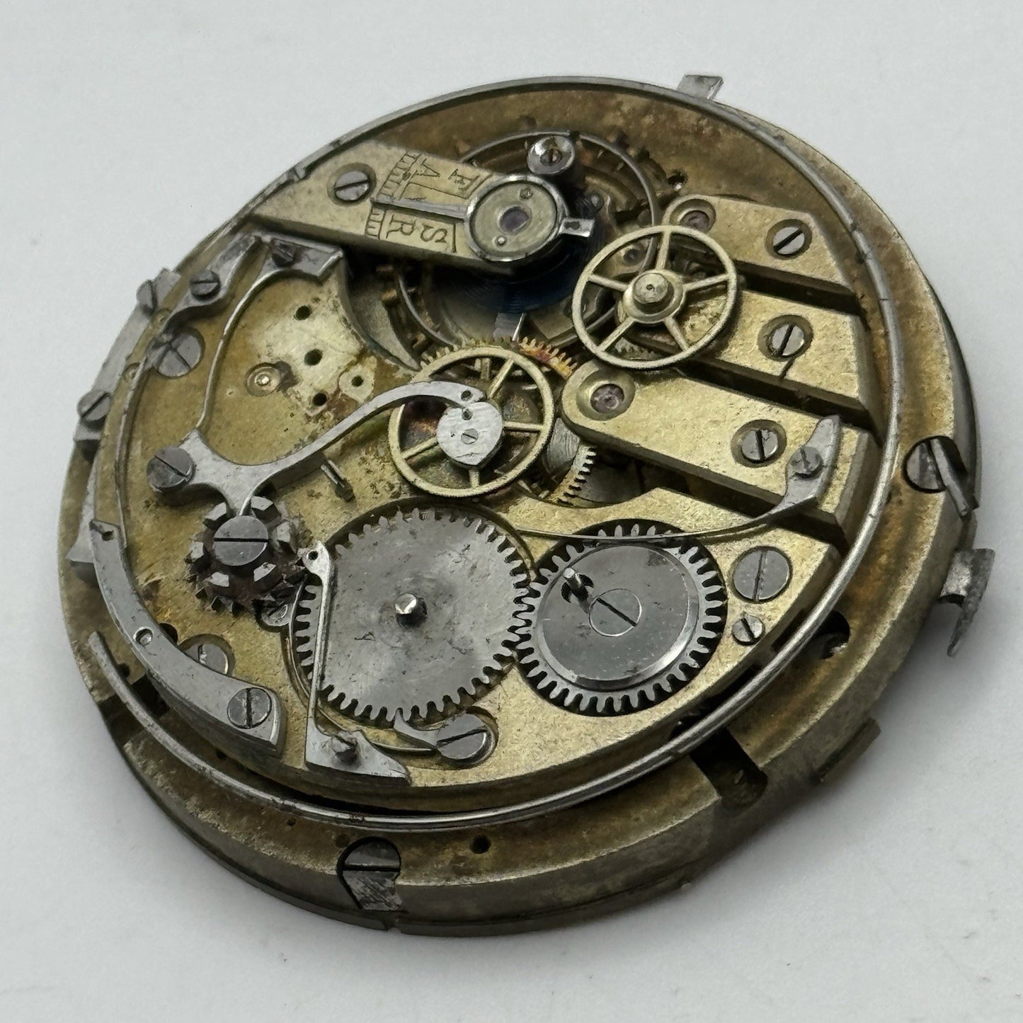 Antique Lemania Alfred Lugrin Minute Repeater Patent 782 Pocket Watch Movement