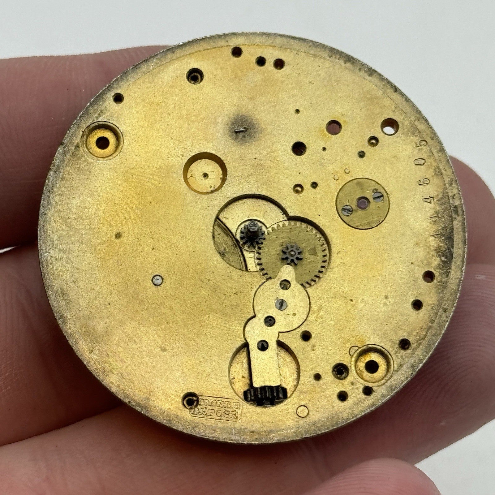 42.8mm Brevete Cyma Modele Depose Partial Vintage Pocket Watch PARTS REPAIR