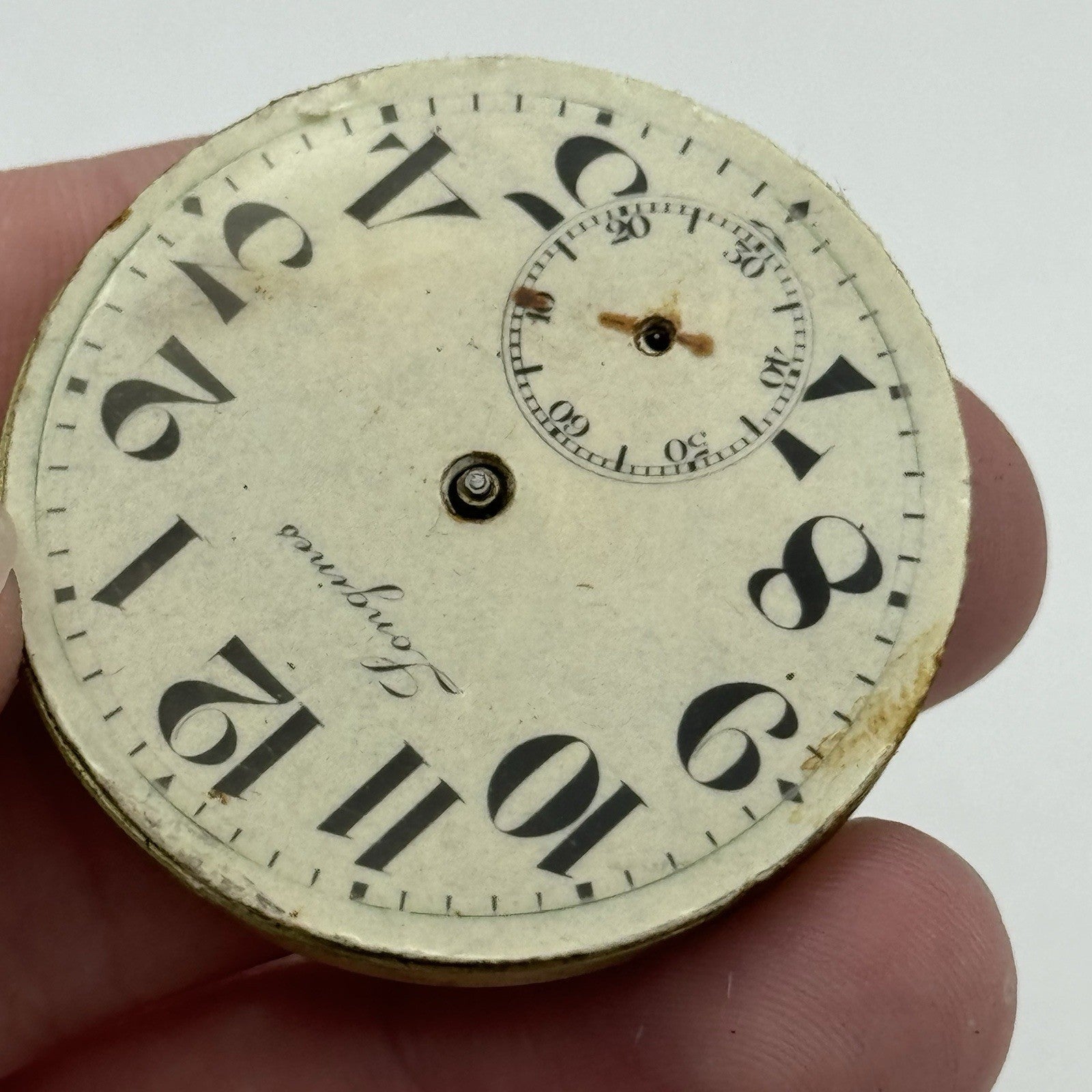 42.3mm Interesting Longines Union Horlogere UH Pocket Watch Movement - PARTS