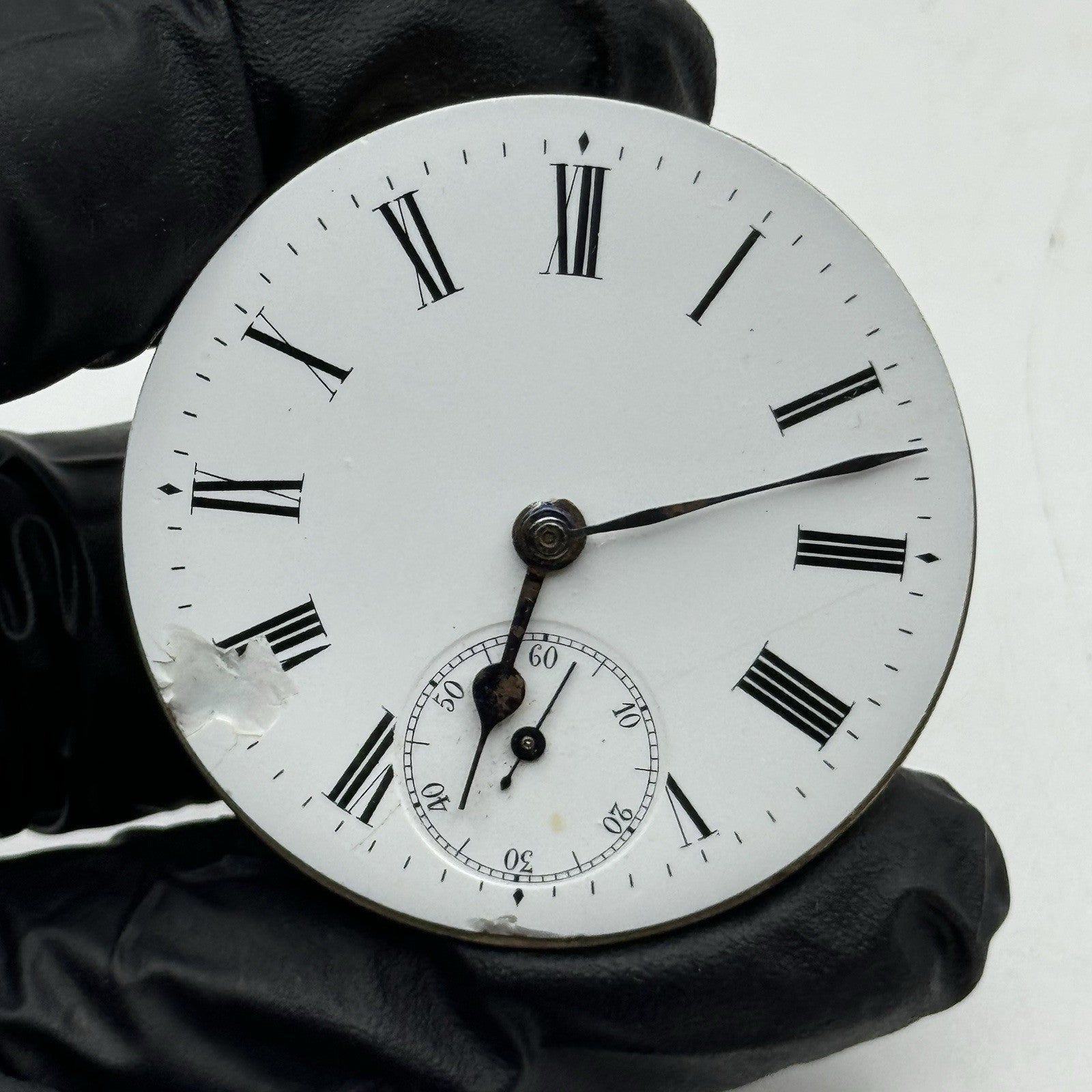 43.3mm Running Antique High Grade Cylinder Escapement Pocket Watch Movement PART