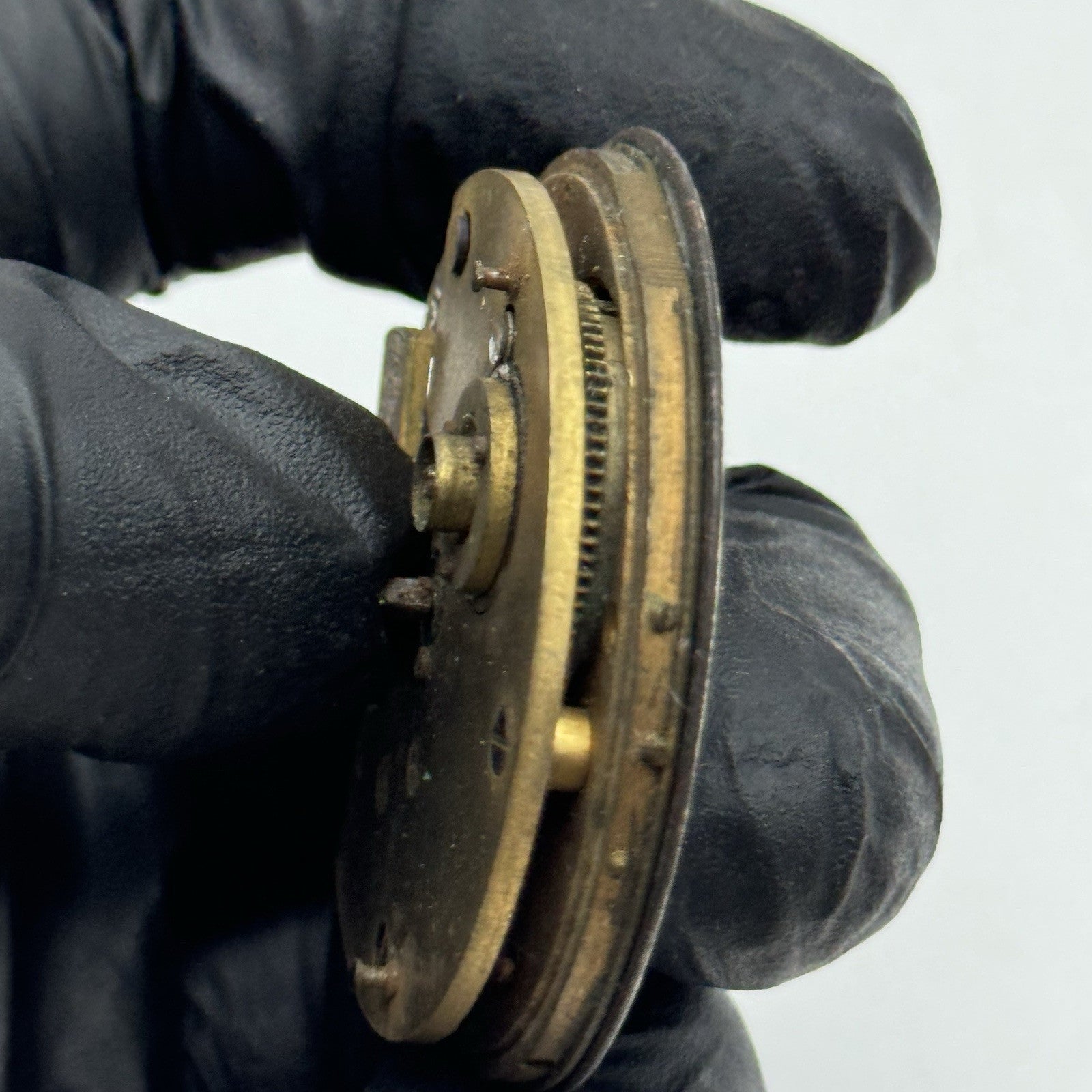 43.9mm Antique Fattorini & Sons Bradford The Leader Pocket Watch Movement PARTS