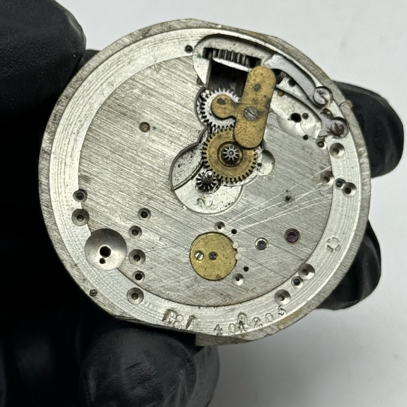 45.2mm Interesting Unidentified Vintage Pocket Watch Movement - PARTS REPAIR